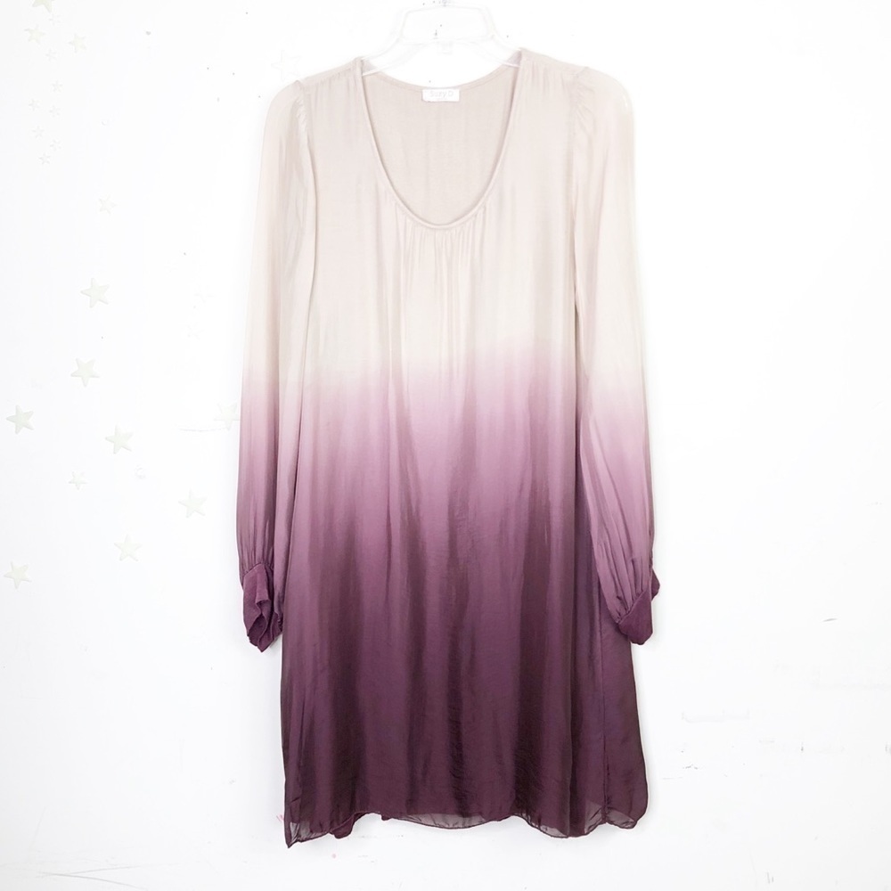 SUZY D London dip dye mini dress - Picture 2 of 7
